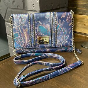 Nicole by Nicole Miller Wallet Convertible Clutch Crossbody Zipper Purse